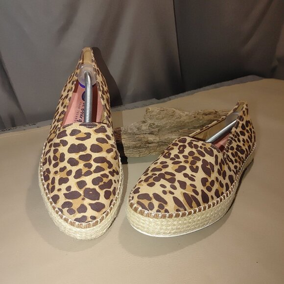Dr. Scholls Be Energized Womens Leopard Print Slip On Espadrilles Size 8.5 - Picture 7 of 10